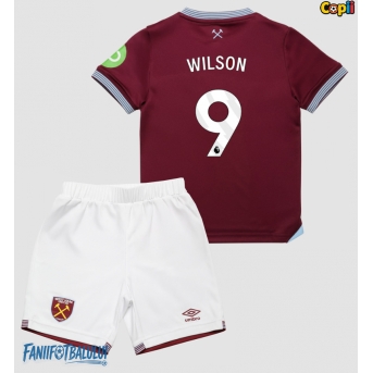 West Ham United Callum Wilson #9 Echipament de Fotbal Replică 2025-26 Copii Acasa (+ Șorturi)